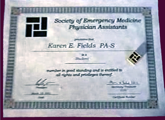 Karen Fields:Member, Society of Emergency Medicine Physician Assistants