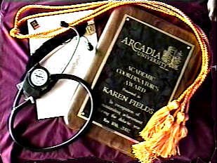 Karen Fields' Academic Coordinator's Award